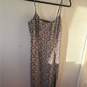 Abercrombie & Fitch Floral Print Midi Dress